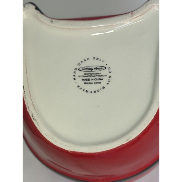 Holiday Home Santa Cookie Jar Christmas Hard To Find - Picture 8 of 9